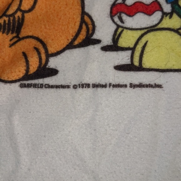 Vintage 1978 GARFIELD 2 piece flannel pajama set - Picture 4 of 5